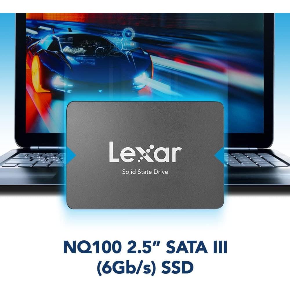 Buy Lexar,Lexar NQ100 480GB 2.5” SATA III Internal SSD, Solid State Drive, Up to 550MB/s Read (LNQ100X480G-RNNNU) - Gadcet UK | UK | London | Scotland | Wales| Near Me | Cheap | Pay In 3 | Hard Drive